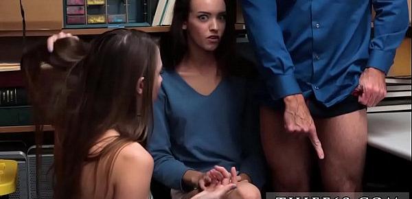  Two teen girls fuck Both suspects are undress searched and are very
